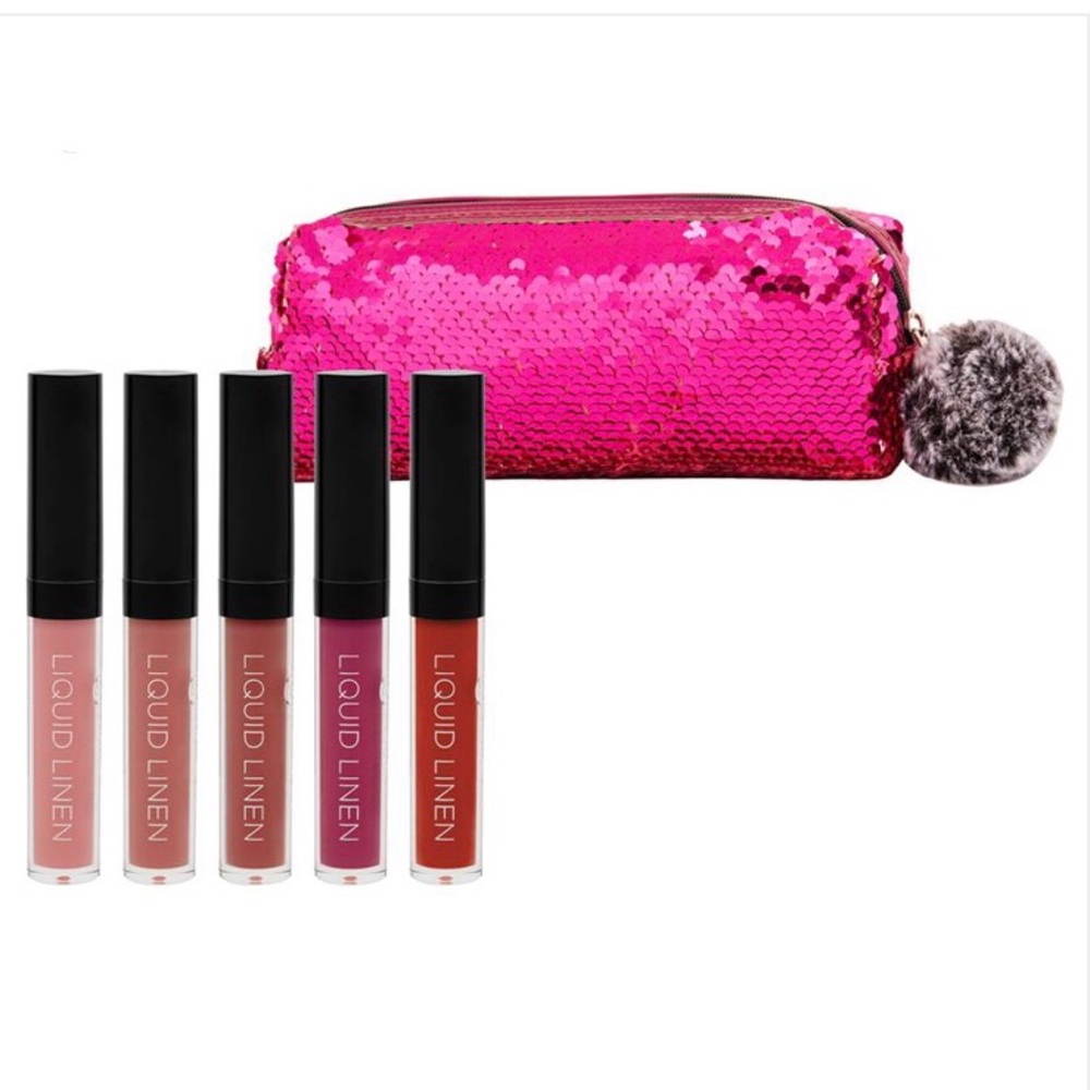 BH Cosmetics Royal Affair Lip Set With Bag, NWT